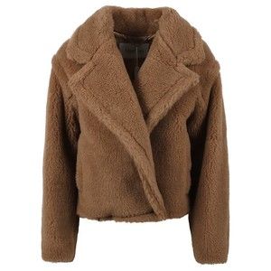 Max Mara Textured Camel Wool Coat - NWT